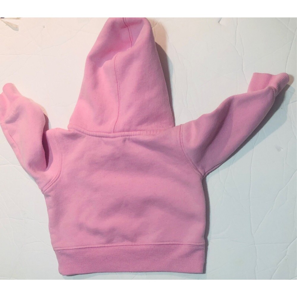 Nike Baby Girl Kids Hoodie Pullover  Jacket Pink Sz 12 Months - Picture 7 of 8